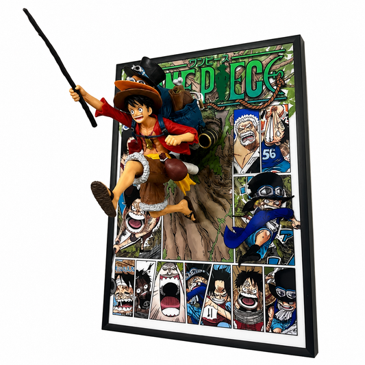 Póster Artístico 3D One Piece